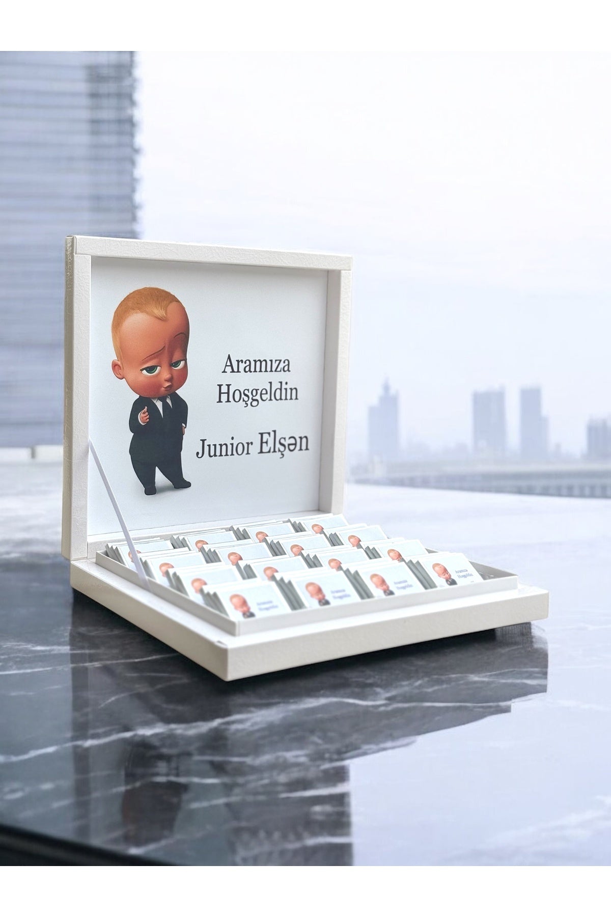Personalized Chocolate Favor – Baby Shower Favors – Elegant Custom Gift 48 PCS