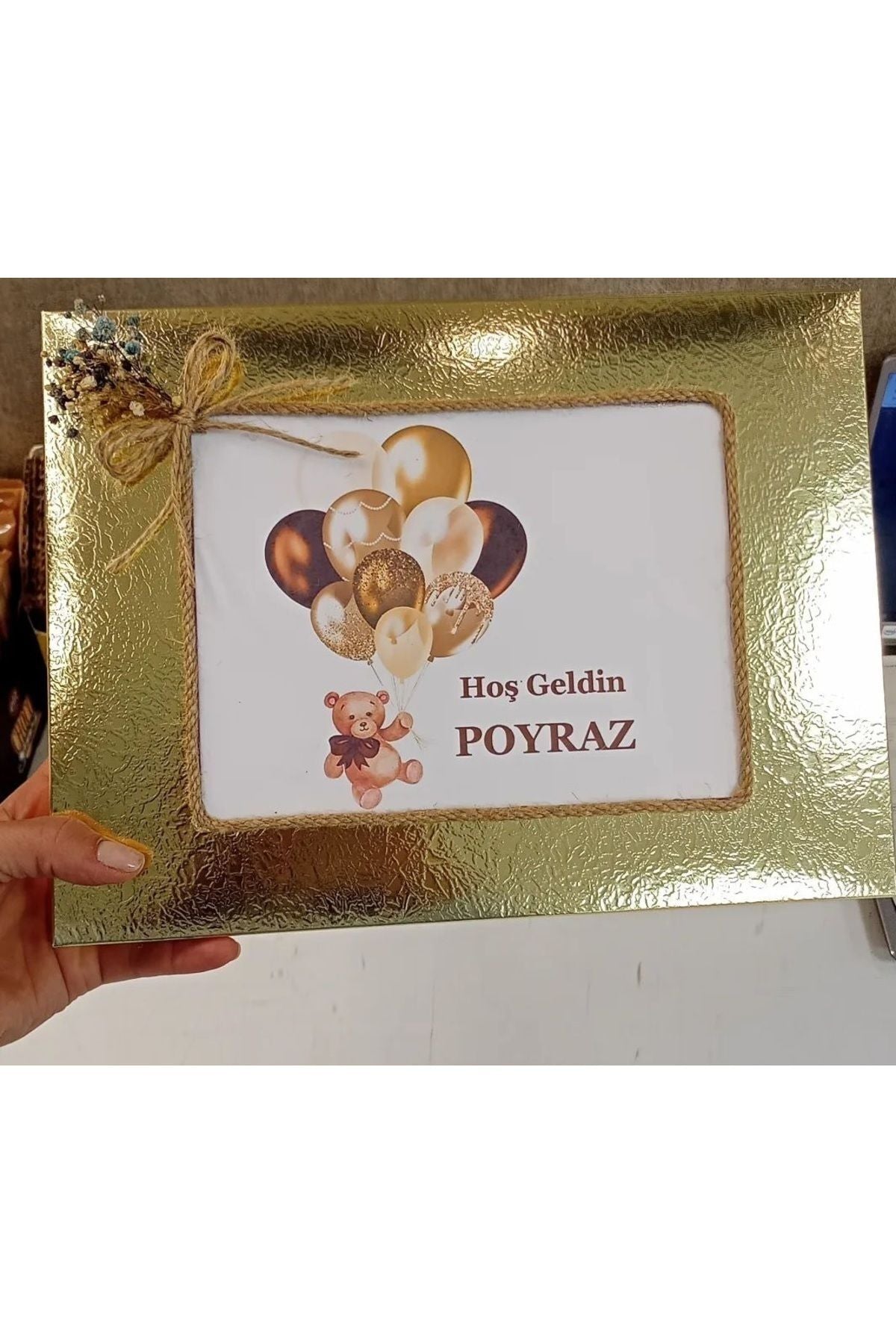 İsme Özel Balon Modelli Bebek Çikolatası 72 Adet (Doğum, Doğum Günü, Mevlit Hediyelik)