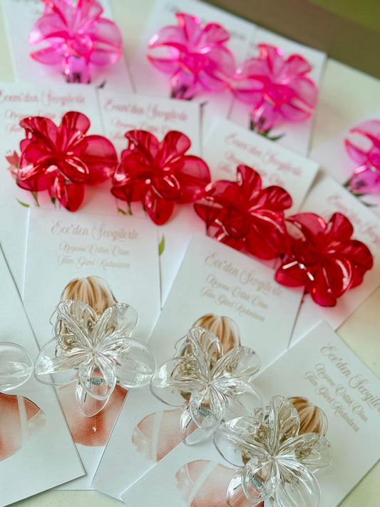 Bride Personalized Lotus Hair Clip Set (1 pcs) – Elegant Gift for Special Days