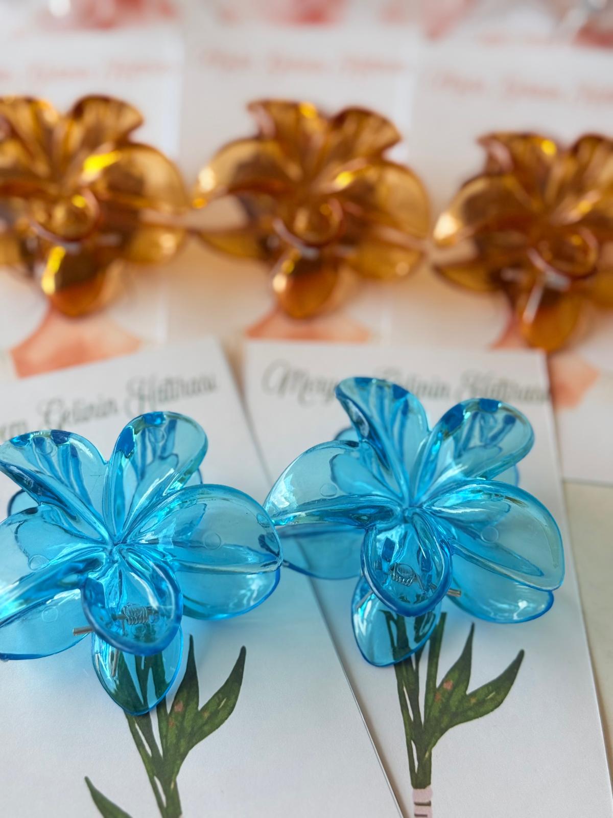 Bride Personalized Lotus Hair Clip Set (10 pcs) – Elegant Gift for Special Days