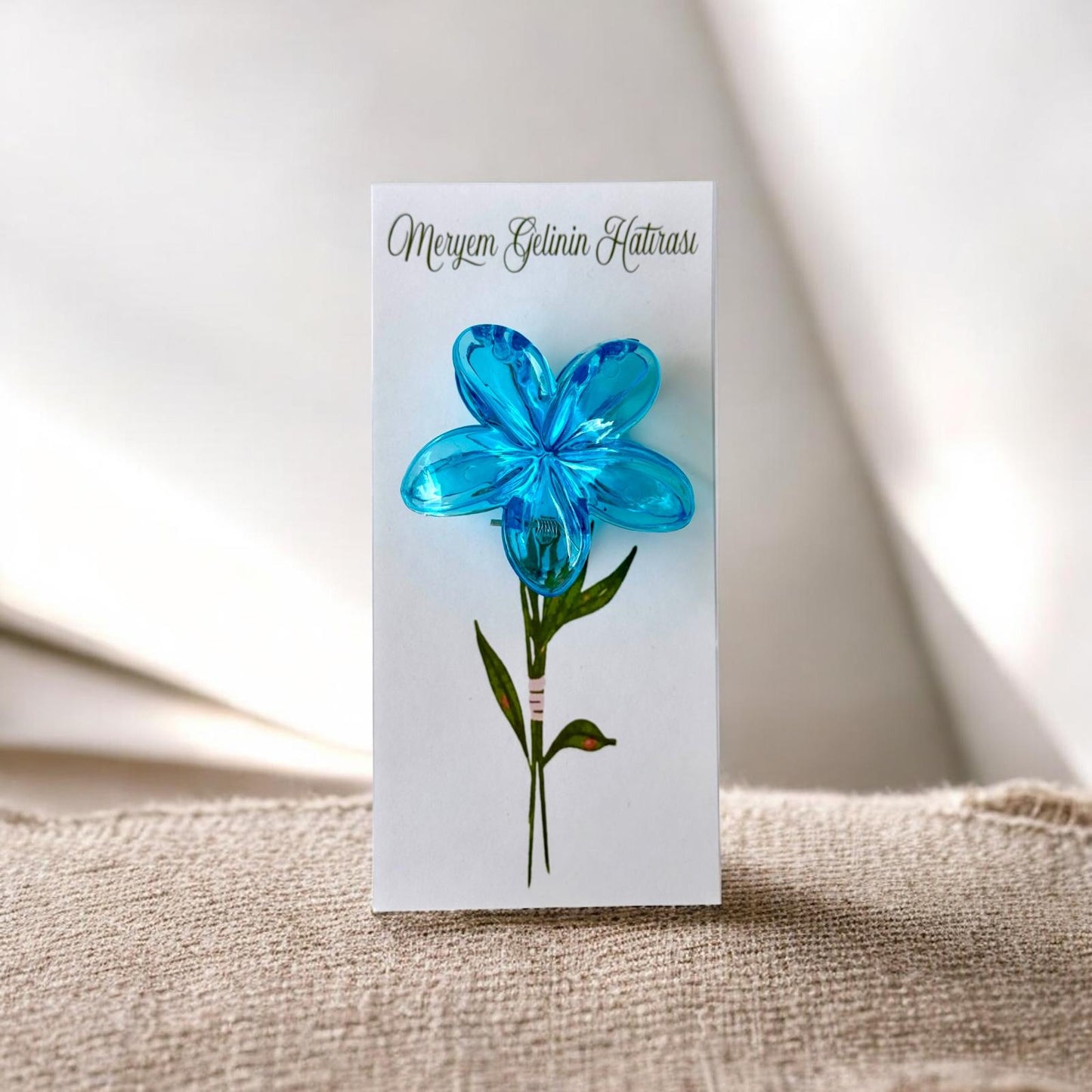 Bride Personalized Lotus Hair Clip Set (1 pcs) – Elegant Gift for Special Days