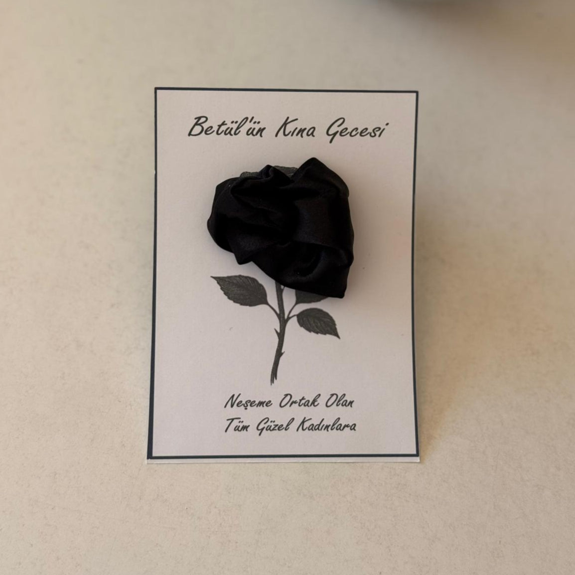 Saten Toka Hediyelik 10 Adet (Kına, Nişan, Düğün, Bride Hatırası)